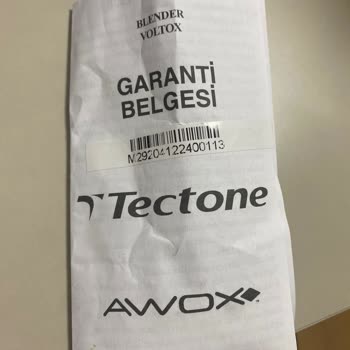 Blender Bağlantı Parçası 7 Ayda Kırıldı, Kullanılamaz Durumda