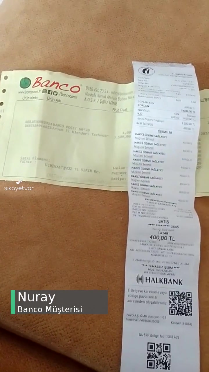 Banco Blender İadesi İstiyorum, Ürün İlk Kullanımda Bozuldu! videonun kapak resmi