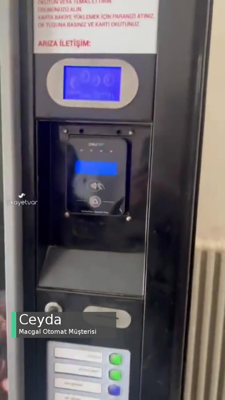 Macgal Otomat Karadut Yerine Sıcak Su Verdi! videonun kapak resmi