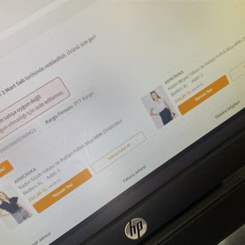 Armonika'dan Gelen Gömleklerde Beden Hatası Ve İade Reddi