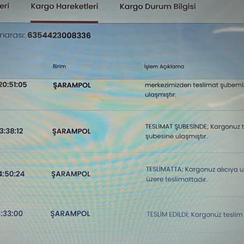 Aras Kargo'da Kaybolan Kargo Ve 4.268,12 TL Tazmin Talebi