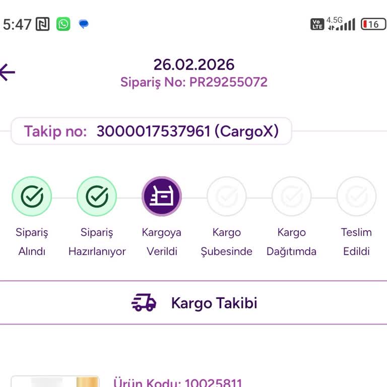 Cargox'un Açık Paketi Ve Eksik Ürünle Uzun Süreli Bilgi Eksikliği