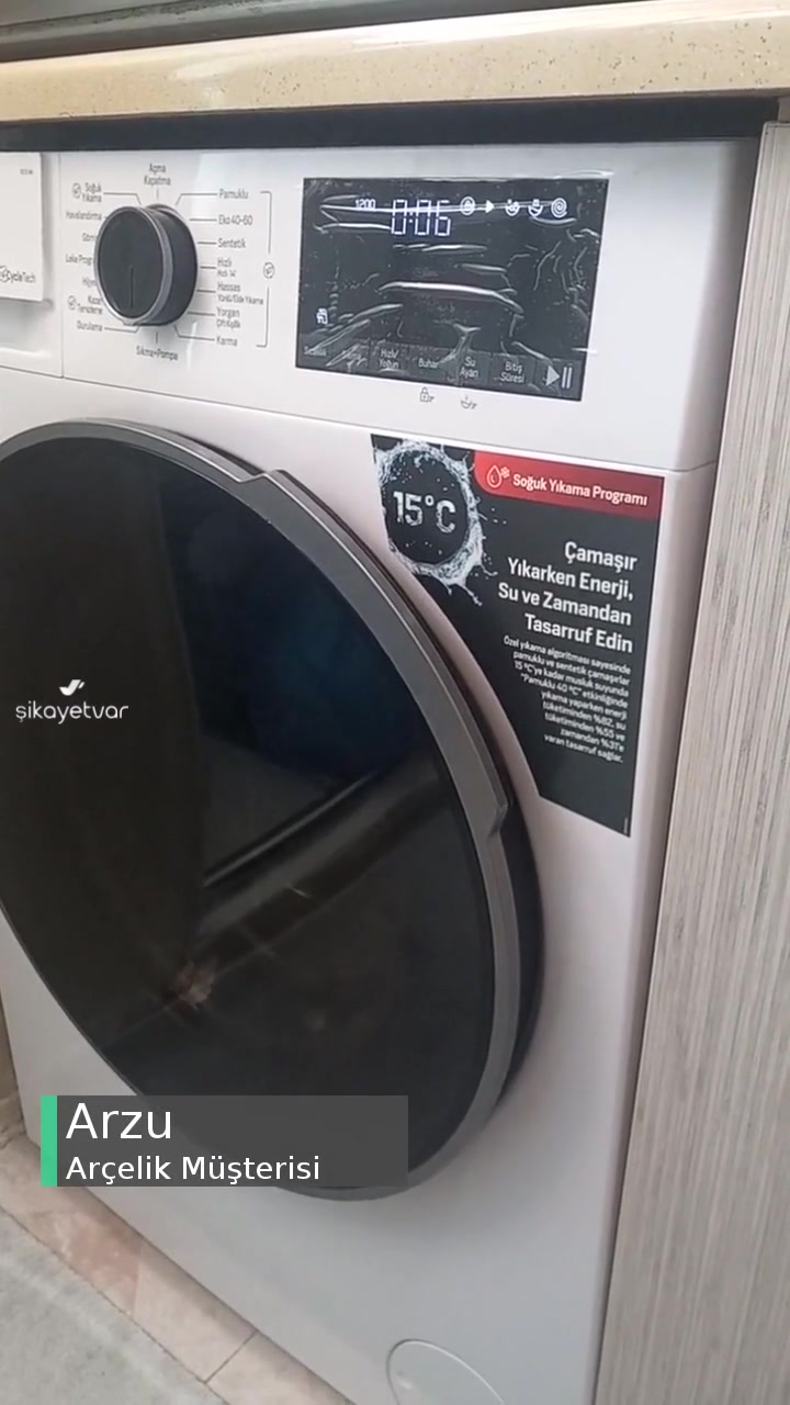 Arçelik 10 Kg 10120 Mx Çamaşır Makinesi Yürüyor! videonun kapak resmi