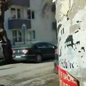 Türk Telekom Direk Eğik Devrilmek Üzere