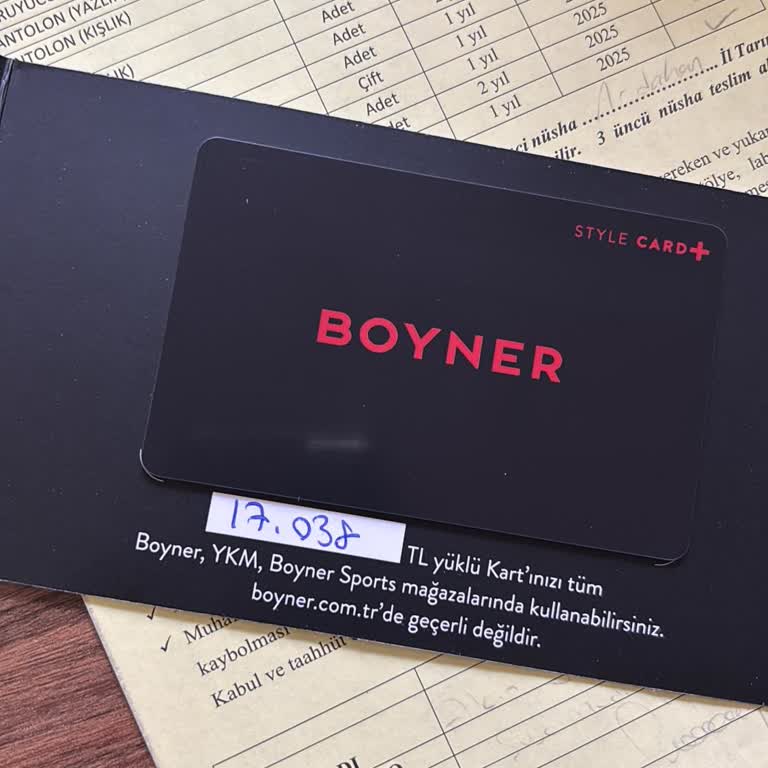 Kaybolan 17.038 TL'lik Style Boyner Kartının İptali Ve Yeni Kart Talebi