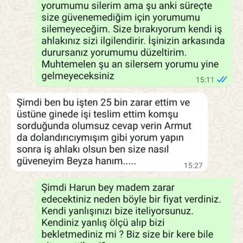 Cam Balkon Montajı Tamamlanmadı, Usta Yanıt Vermedi