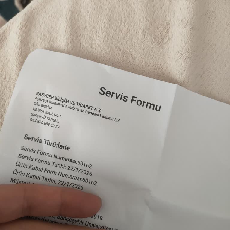 İade Ücretinin Gecikmesi Ve Müşteri Hizmetlerinin Yetersizliği