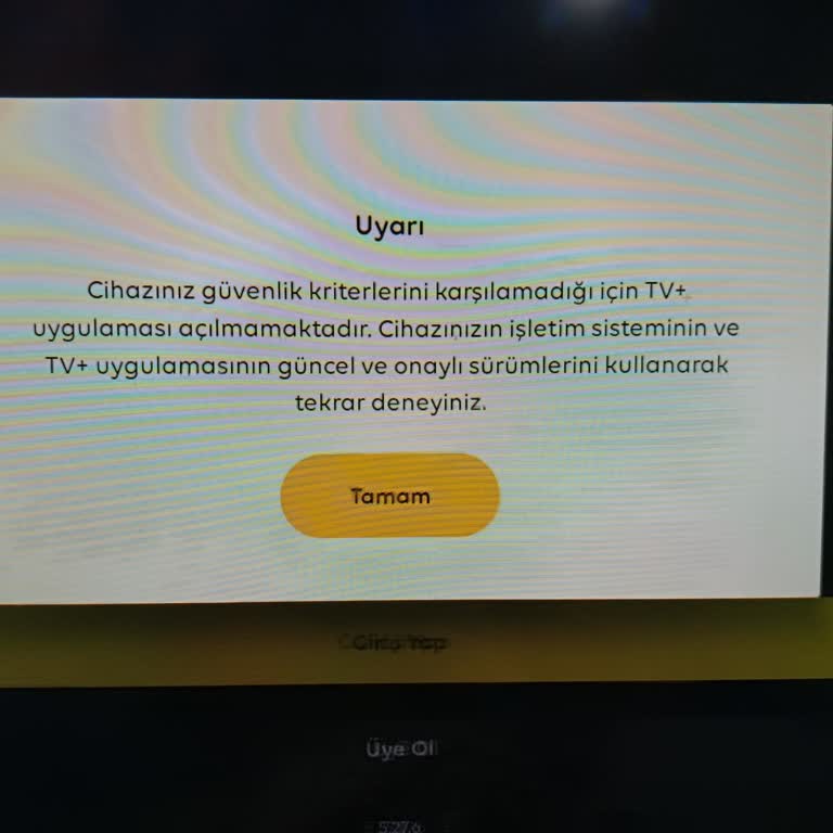 Yeni Hi Level Televizyonda TV+ Uygulaması Güvenlik Kriteri Nedeniyle Açılmıyor