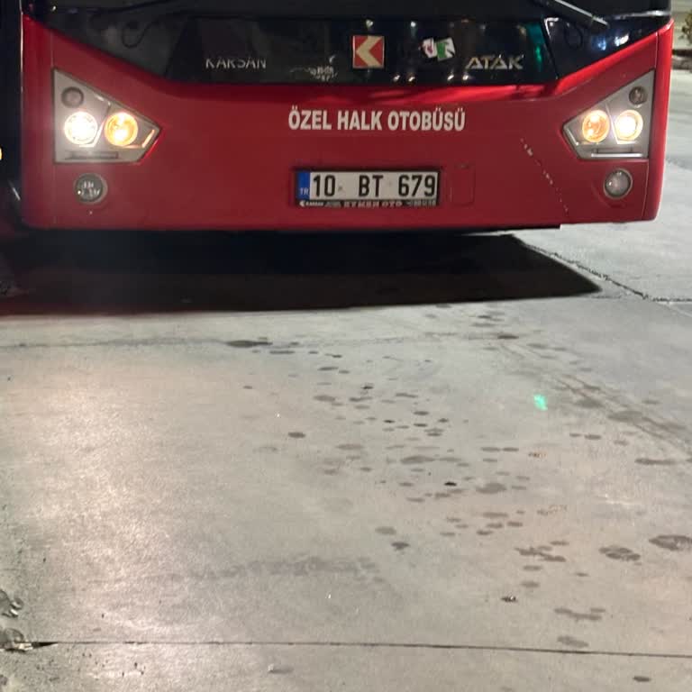 Otobüs Şoförünün Sıraya Uymaması Yolcuları Mağdur Etti