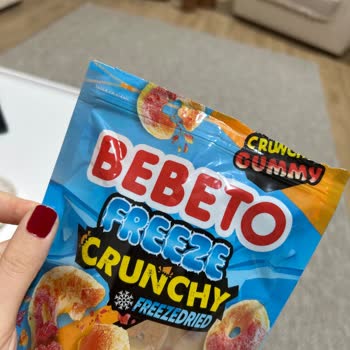 Bebeto 35 Gramlık Freeze Crunchy Peach Rings Ambalajı Açılmıyor