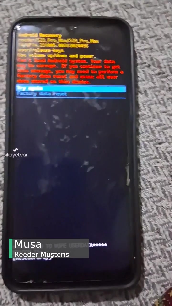 Reeder Telefonum Açılmıyor videonun kapak resmi
