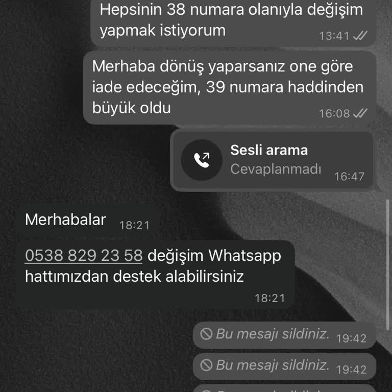 Yanlış Renk Ve Boyutta Gönderilen Ayakkabılar İçin Ücret İadesi Ve Hızlı Çözüm Talebi