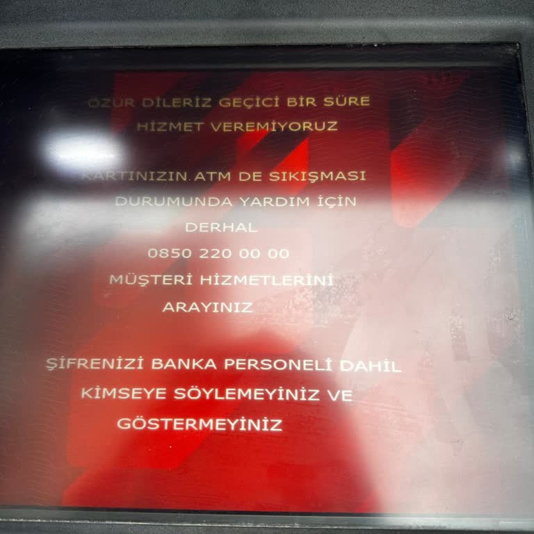 Ortak ATM'de Para Yatırma İşlemi Tamamlanmadı, 3.000 TL Hesaba Geçmedi