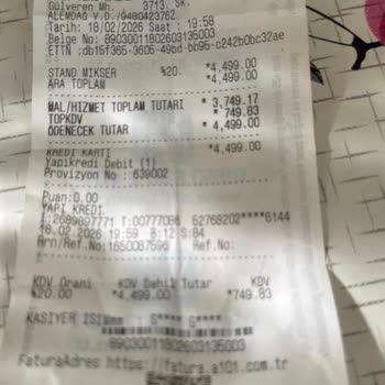 Sinbo Hamur Yoğurma Makinesindeki Renk Değişimi Ve Hijyen Sorunu Nedeniyle İade Talebi