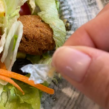 Akbatı Tavuk Dünyası Şubesinde Keskin Plastik Parça Salatada Bulundu