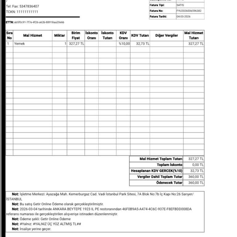 Açık Paket, Dondurulmuş Ürün, Yanlış İçecek Ve Çözüm Sunulmayan Gecikme