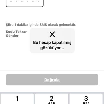 Kapanmış Hesap Uyarısı Ve Kargo Kodu Eksikliği Satışı Engeliyor