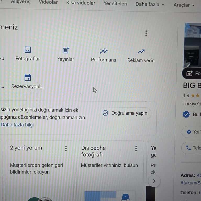 Google İşletme Profilimin Doğrulama Süreci Takılıyor Ve Erişim Sağlanamıyor
