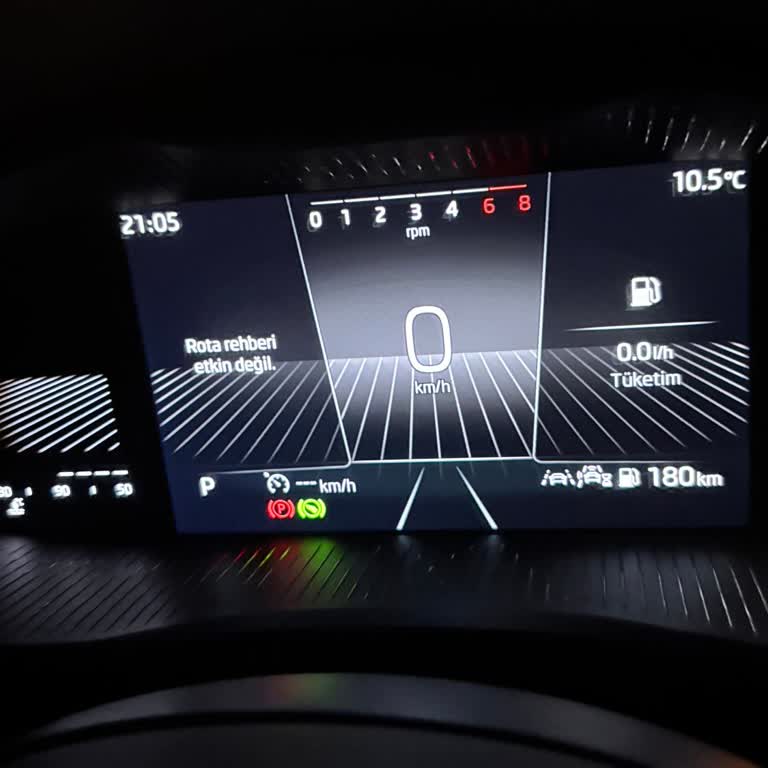 Vites Bilgisi Gösterge Panelinde Görünmüyor