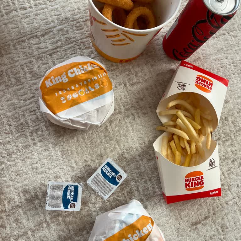 Burger King Şubesinde Yanlış Ve Eksik Ürün Gönderimi