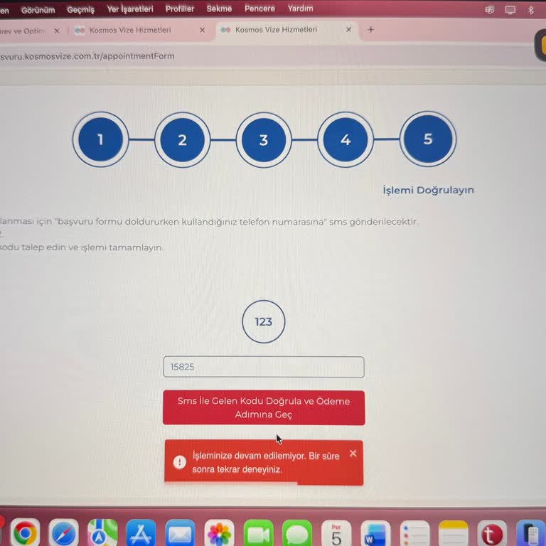 Kosmos Vize Hizmetleri Randevu Sistemi Sürekli Çöküyor Ve Acentelere Fırsat Veriyor