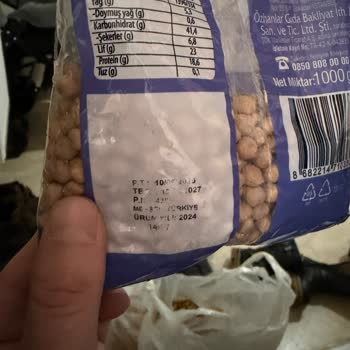 İftar Hazırlığında Nohut Paketi İçinde Canlı Böcek Ve Delik Sorunu