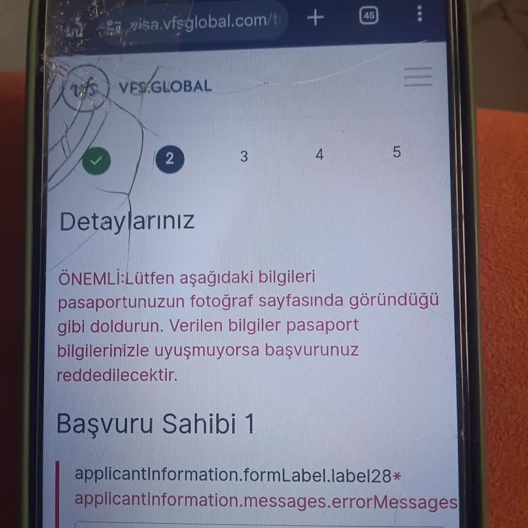 VFS Üzerinde Level28 Hatası Nedeniyle Hollanda Vizesi Başvurusu Tamamlanamıyor