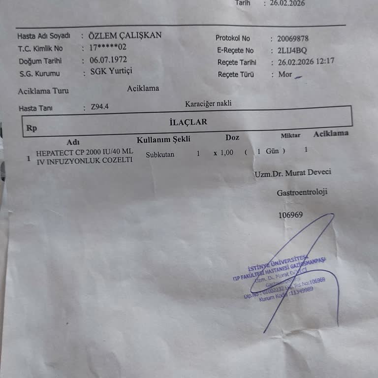 Aşı Reçetesi Bilgilendirilmeden İptal Edildi, Hastane İletişim Kurmadı