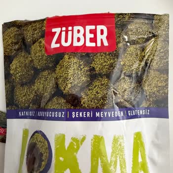 Züber Antep Fıstıklı Meyve Topları Kuru, Yapışık Ve İçeriği Eksik