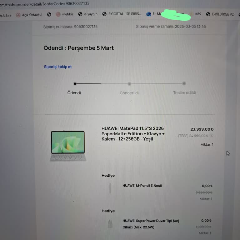 Ürün Sayfası Ve Ödeme Ekranı Arasındaki Fiyat Farkı İadesi Talebi