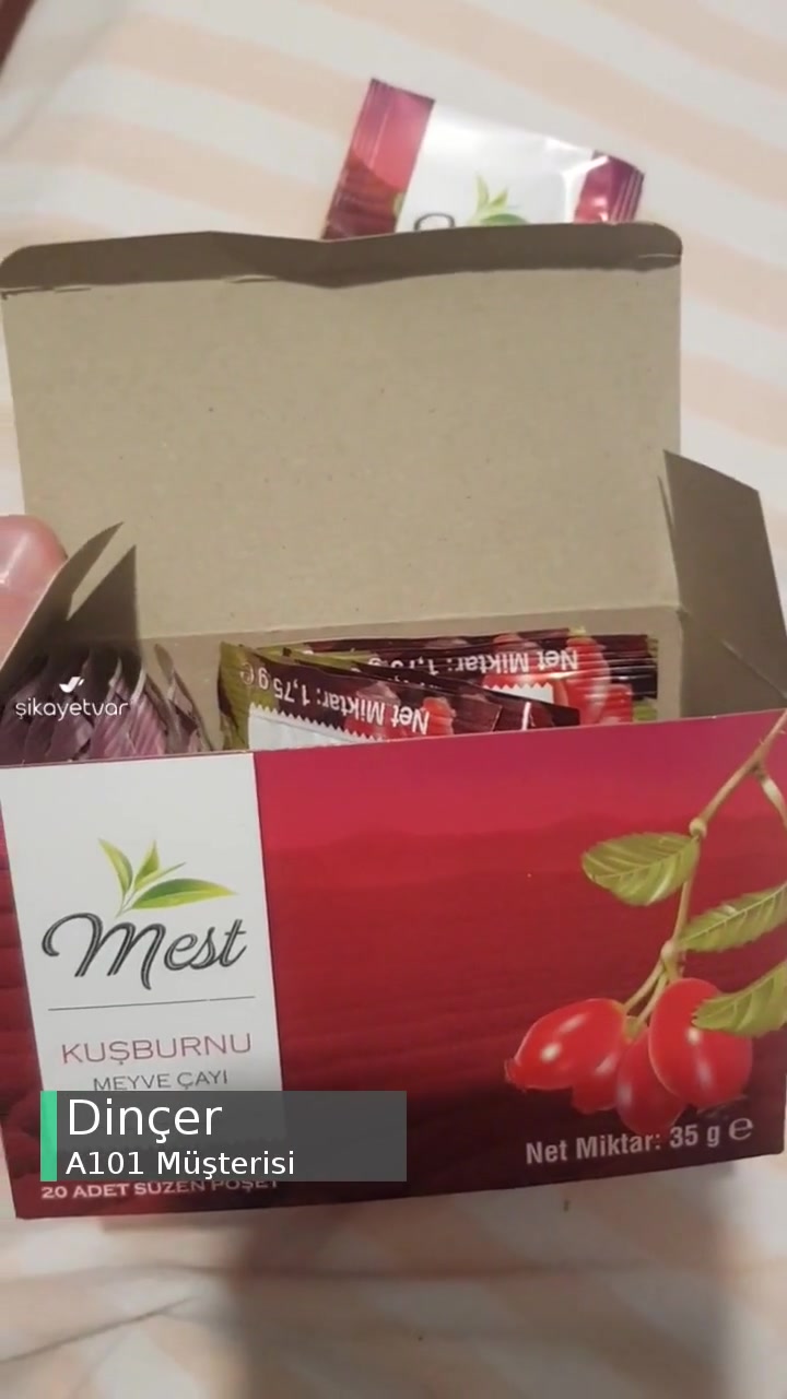 A101 Marketteki Mest Kuşburnu Çayı İçi Boş Çıktı! videonun kapak resmi