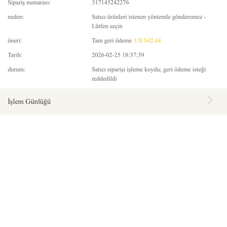Dhgate'ten İptal Edilen Gözlük Siparişinin 20 Gün Sonra Geri Ödemesi Gelmedi