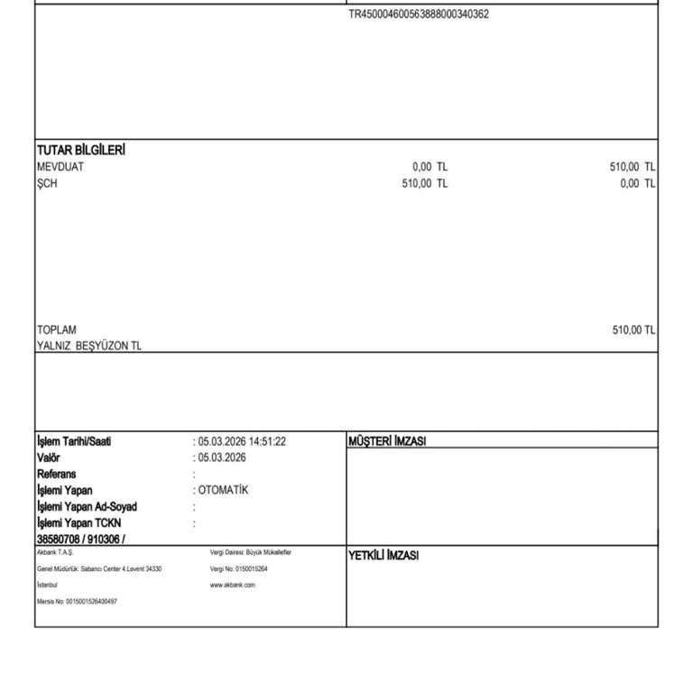Hesabım Bloke Edildi, 500 TL İade Veya Ek 5000 TL Yatırma Talebi