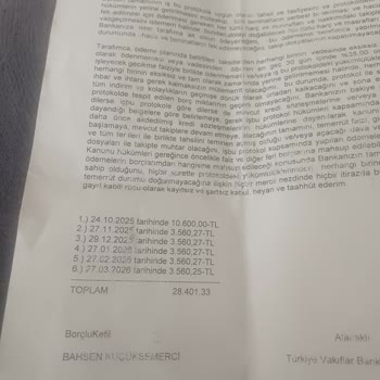 VakıfBank Taksitlendirme Şartlarını Aşarak 14.700 TL’yi Toplu Talep Ediyor