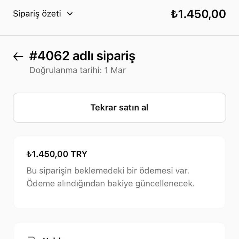 Axmen Wear Instagram Siparişi Küçük Gelen Eşofman İçin İade Yanıtı Yok