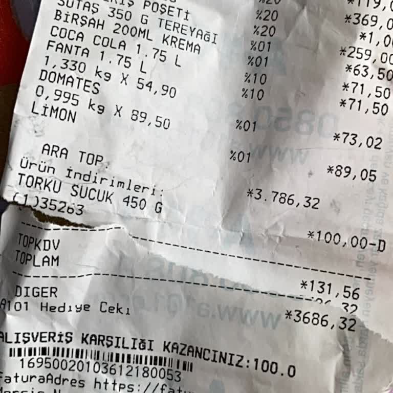 A101 Hediye Kartı Bakiyesinde 5 Bin TL Kayıp Ve 3.600 TL Alışveriş Sonrası Sıfır Bakiye