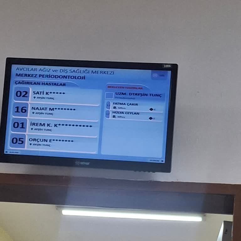 Avcılar Ağız Ve Diş Sağlığı Merkezinde Eksik Diş Taşı Temizliği Ve Tekrar İşlem Talebi