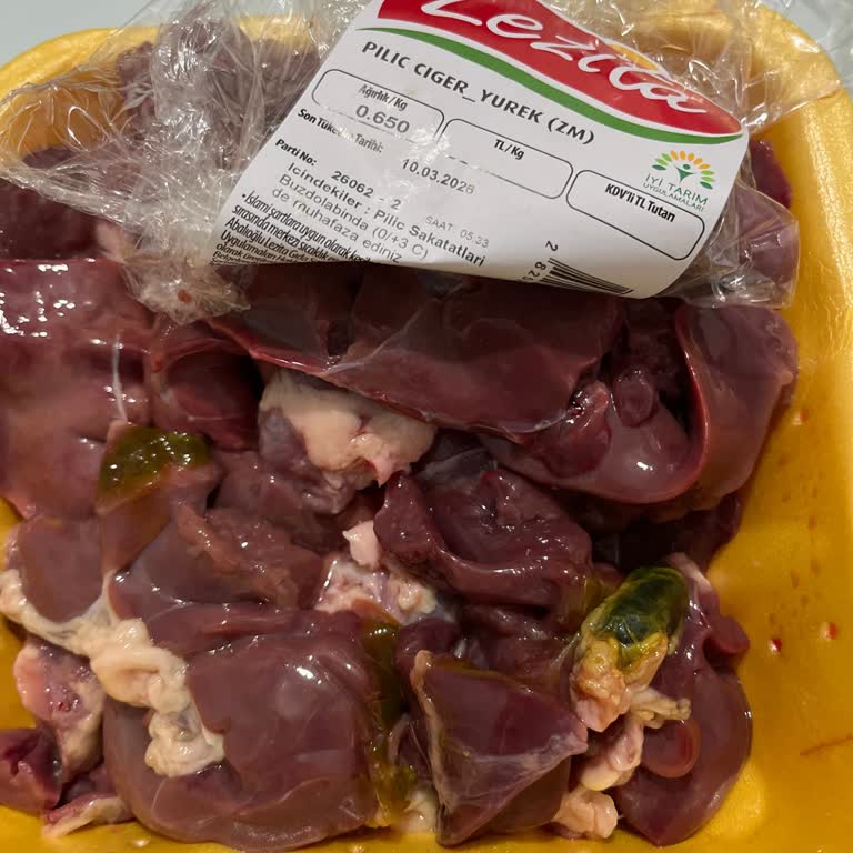 Lezita Piliç Ciğer Ürününün Hijyenik Olmayan Görünümü Ve Kontrol Eksikliği