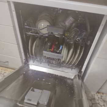 Bulaşık Makinesinde Yıkama Sonrası Su Ve Köpük Kalması, Değişim Talebi