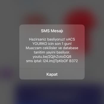 Yourko Tarafından Gönderilen İzin Almayan Ticari Mesajların Durdurulması