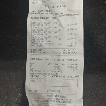 Migros Şanlıurfa’da Kuzu Boşluk Paketi Yanlış Ürün İçeriyor Ve Çözüm Sunulmuyor