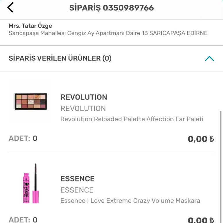 Kadınlar Gününde Siparişimin İptali Hayal Kırıklığı Yarattı