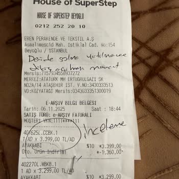 Skechers Ayakkabılarda Bir Ay İçinde Dikiş Açılması Ve Deformasyon Sorunu: İade Talebi