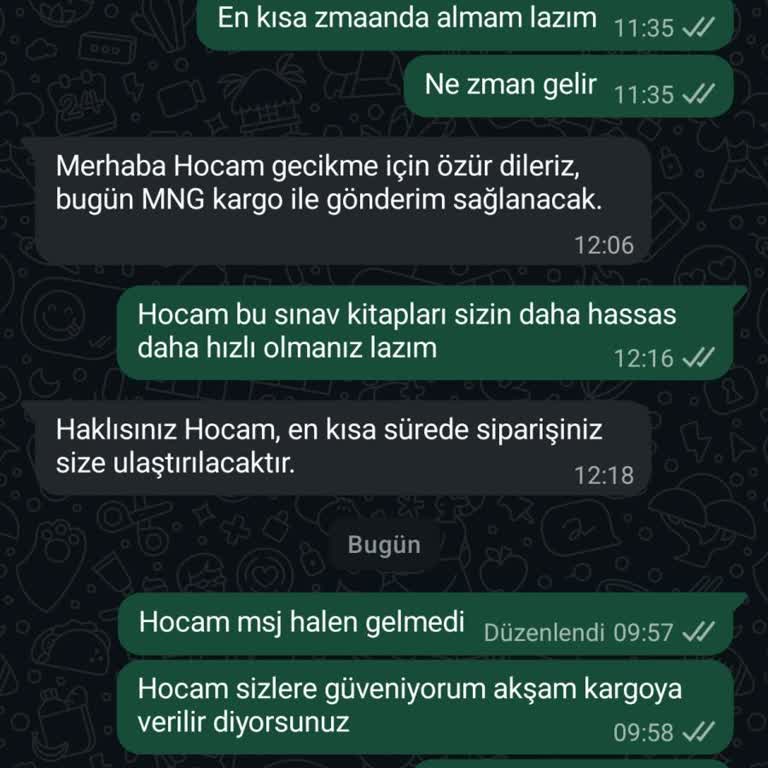 Kargo Gecikmesi Ve Yanıltıcı Bilgi Nedeniyle KPSS Kitap Seti Siparişinde Yaşanan Sorun