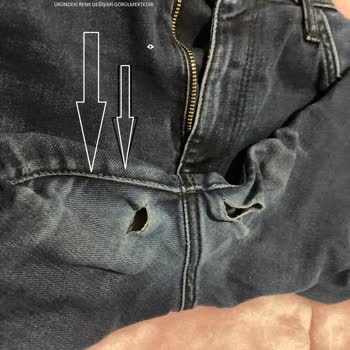 Mavi Pantolonundaki Deformasyonun Üretim Kusuru Olduğu İddiası Ve Değişim Talebi