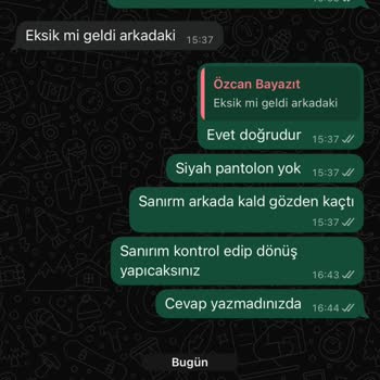 Eksik Ürün Gönderimi Ve Cayma Hakkının Reddedilmesi