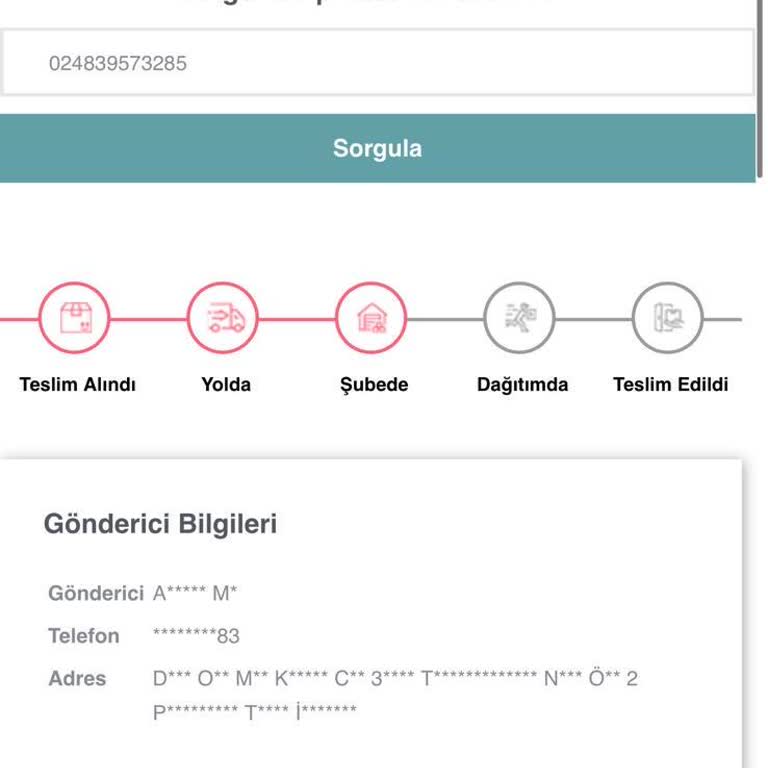 Kargo Teslimatı Sonrası İletişim Sorunu Ve Tekrar Teslimat Talebi
