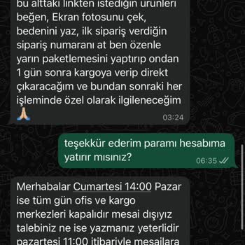 Sipariş İade Edildi Gösterildi Ürün Ve Para Geri Gelmedi