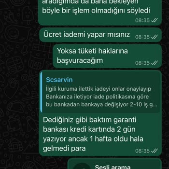 İptal Edilen Siparişin Ücret İadesi Yapılmadı Ve Müşteri Hizmetlerine Ulaşılamıyor