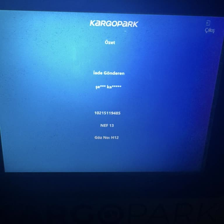 Trendyol Express’in İade Kargosunu Almayışı Ve İade Kodunun İptali